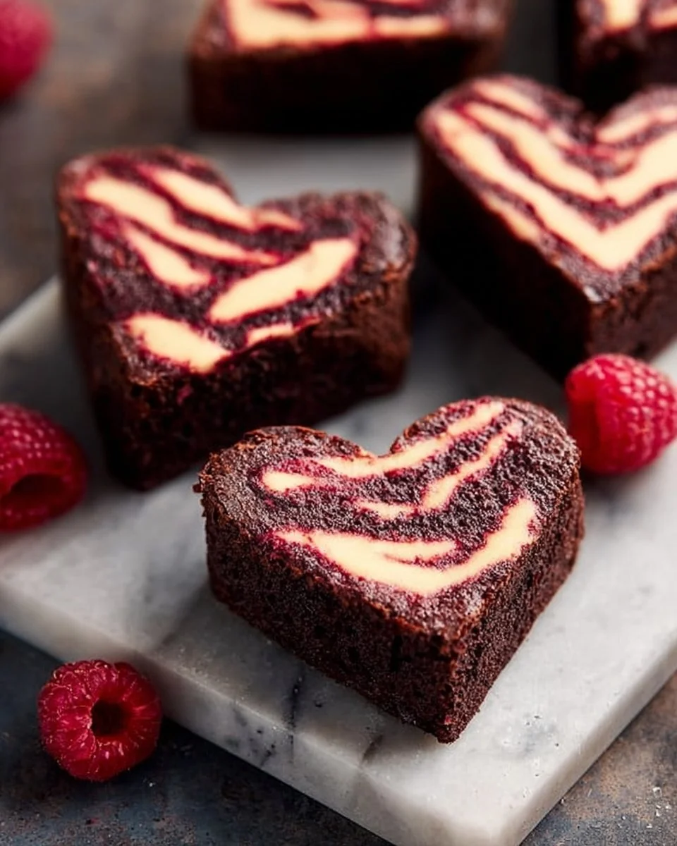 Heart Shaped Brownies