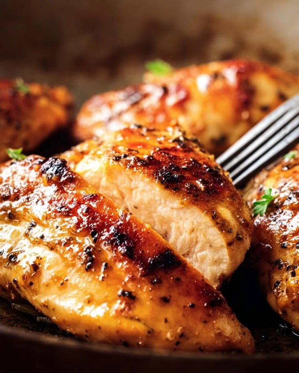 Juicy Pan-Seared Chicken Breasts