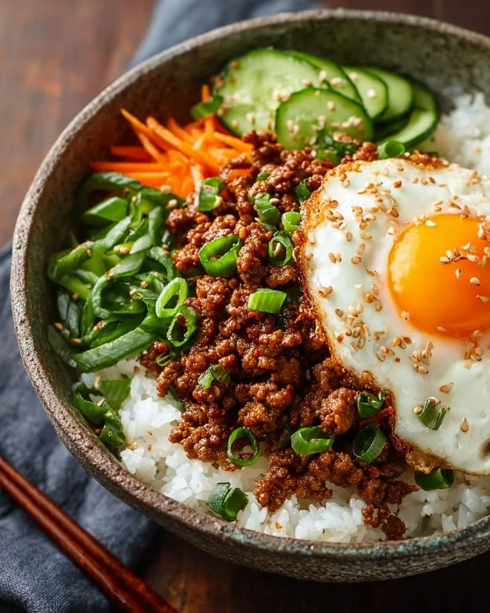 Korean Ground Beef Bowl