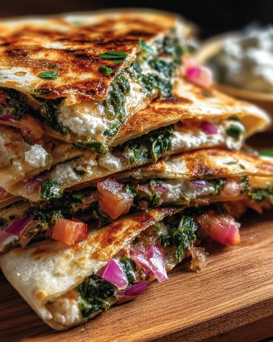 Mediterranean Quesadillas