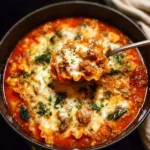 Delicious Sausage Dutch Oven Lasagna Soup with rich flavors and hearty ingredients