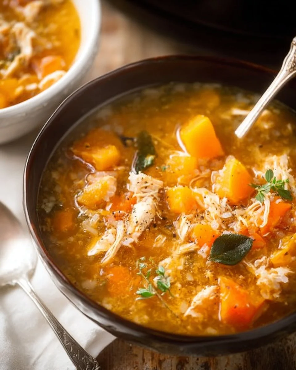 Slow Cooker Chicken Butternut Squash Stew