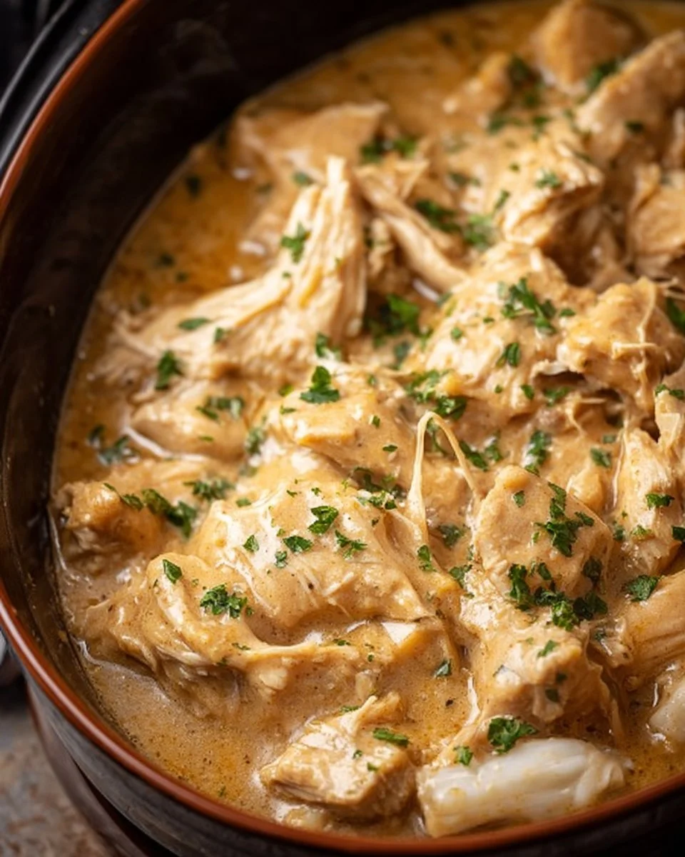 Slow Cooker Chicken & Gravy