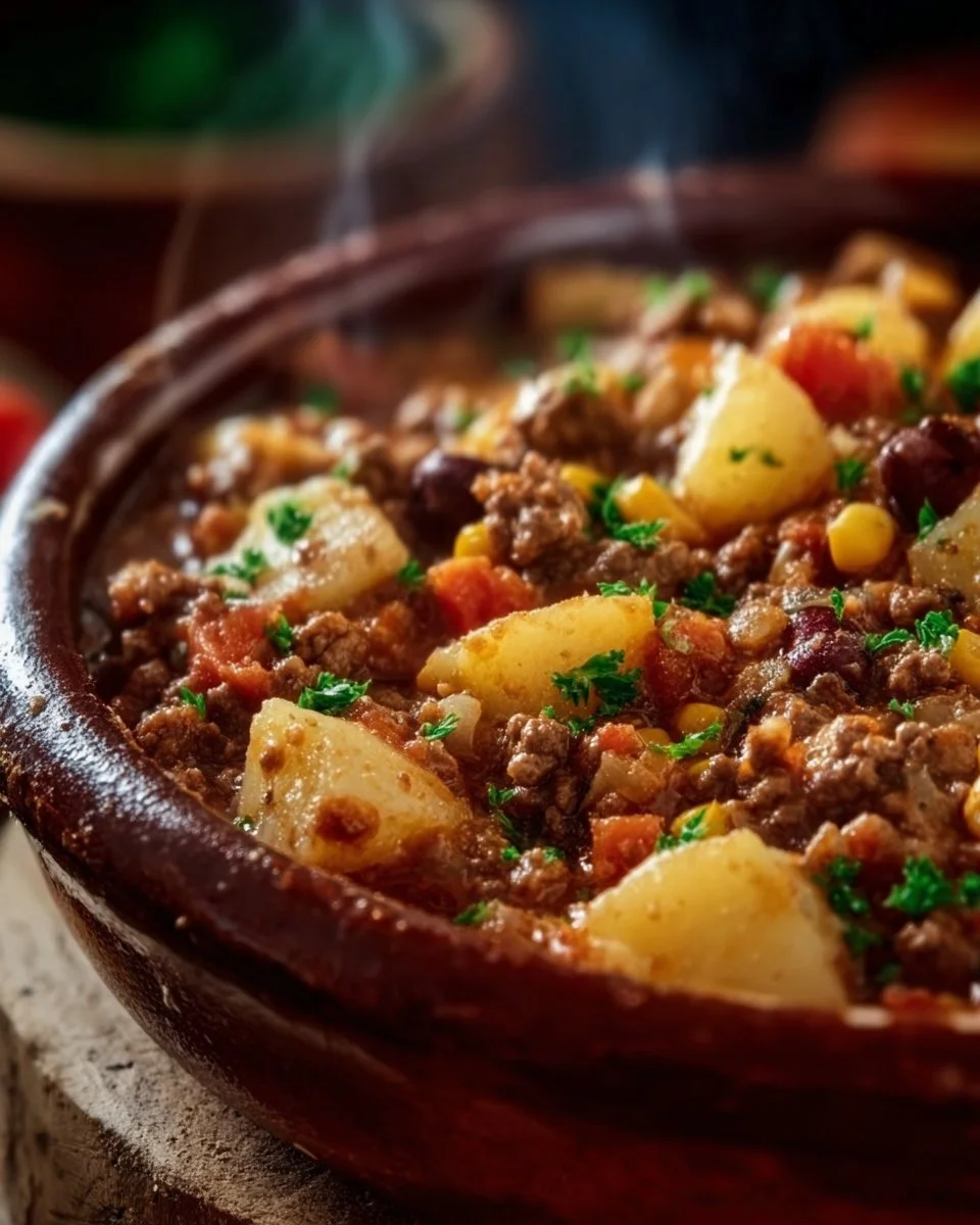 Slow Cooker Cowboy Casserole