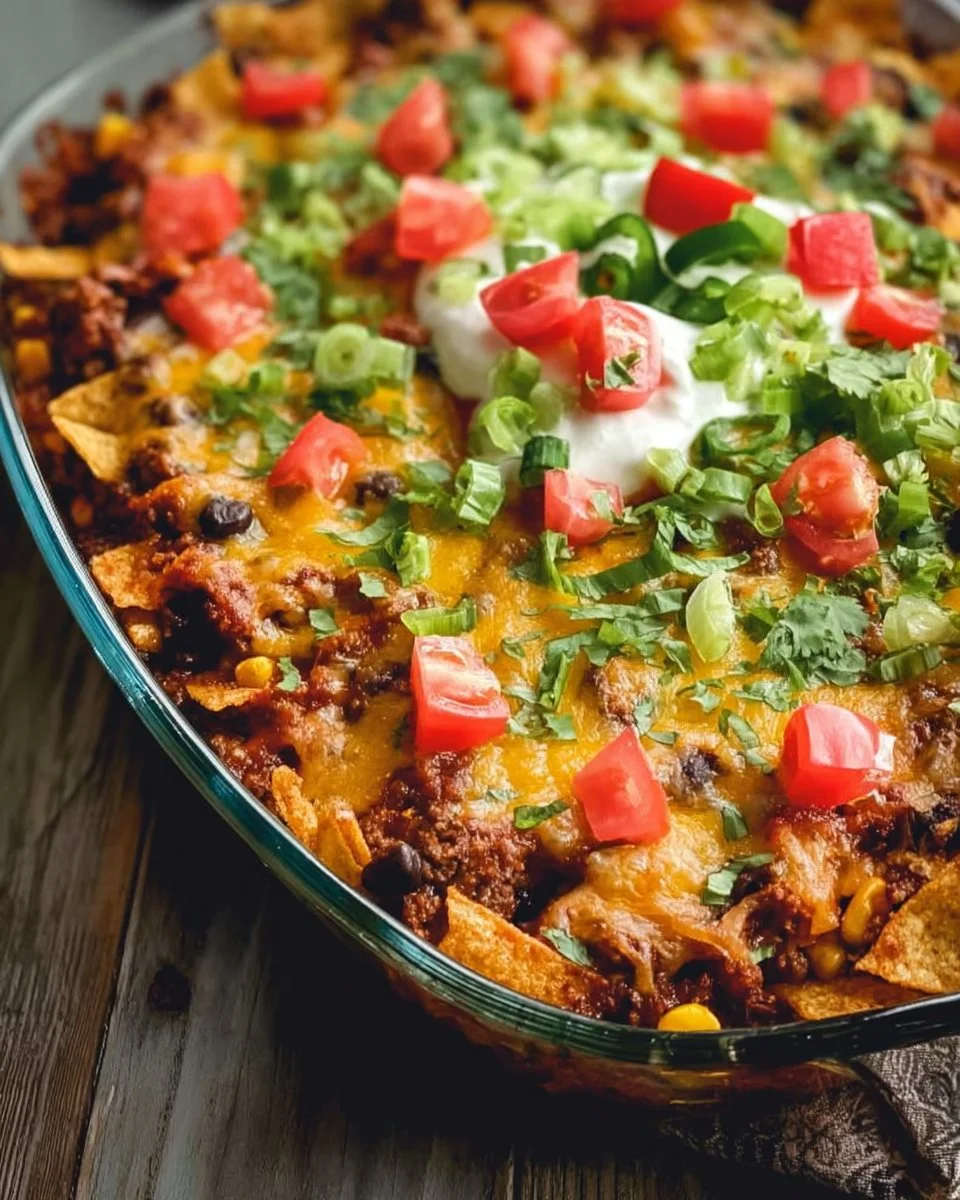 Walking Taco Casserole