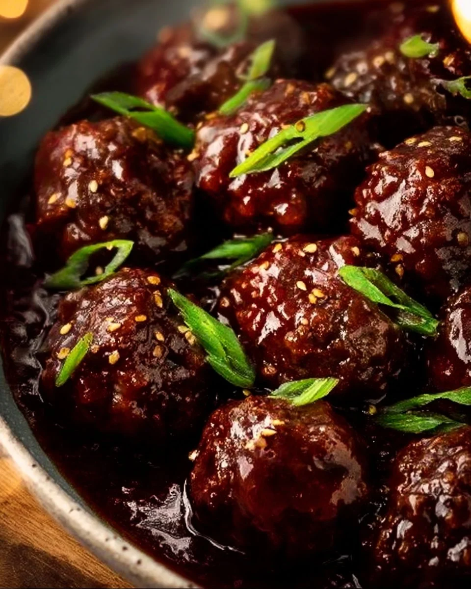 30-Minute Mongolian Beef Meatballs
