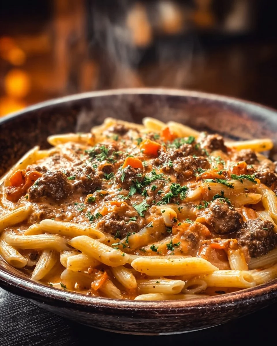 Creamy Beef Pasta