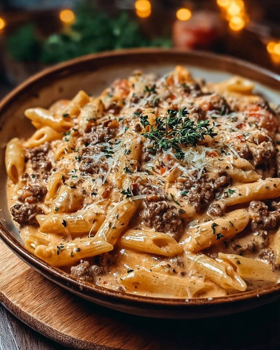 Creamy Beef Pasta for Cozy Nights