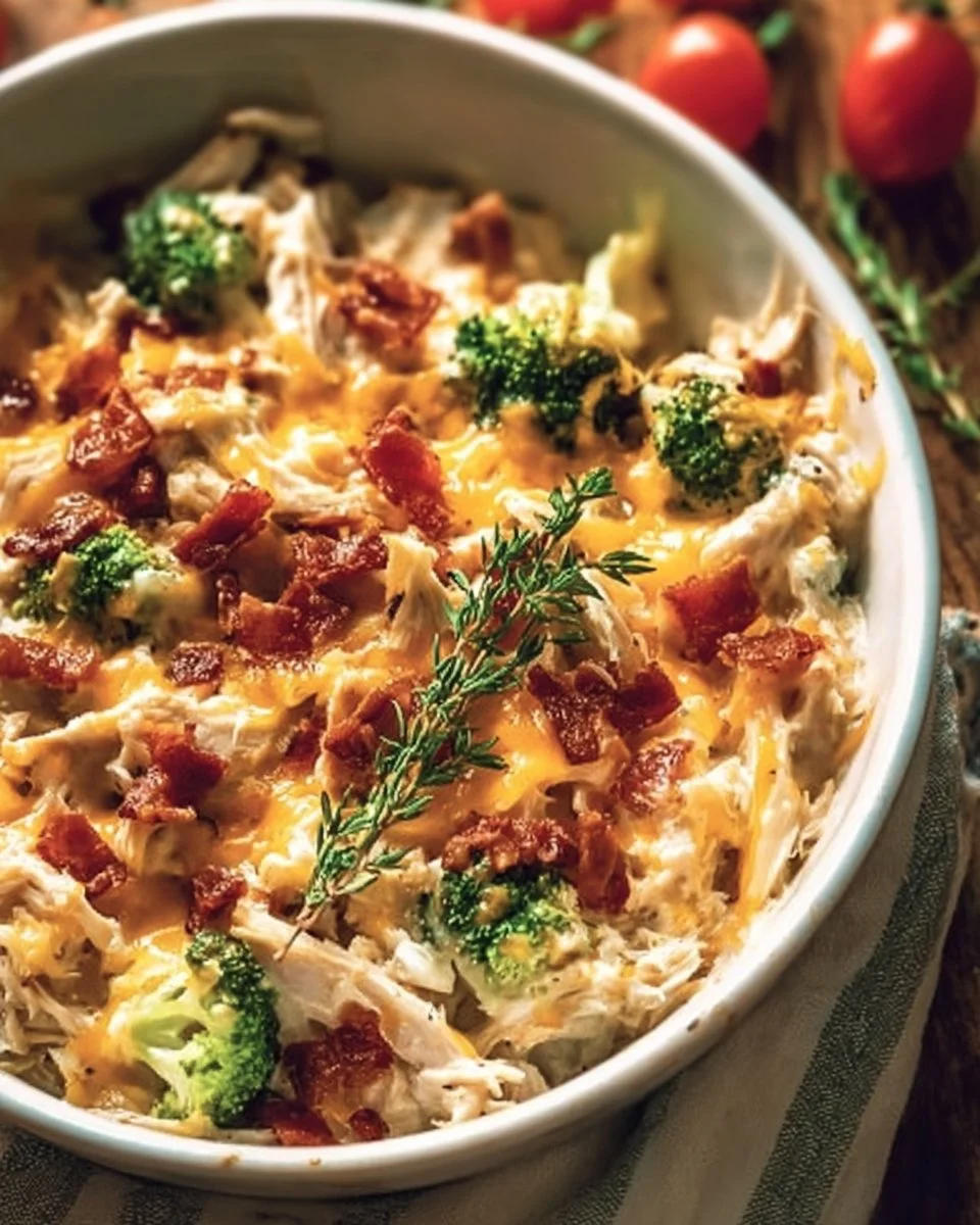 Creamy Low Carb Chicken Casserole