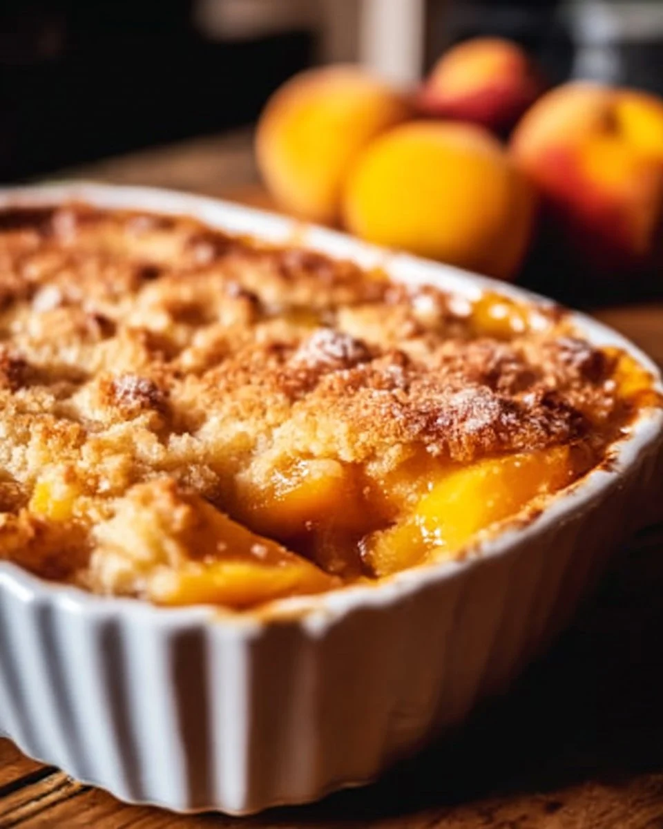 Diabetic Sugar-Free Peach Cobbler