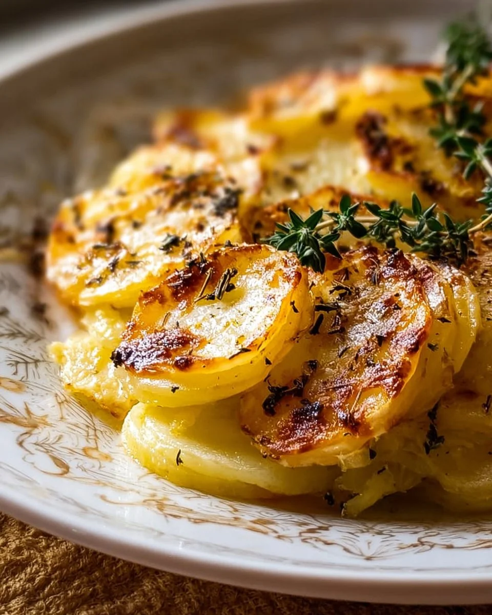 Easy Grilled Scalloped Potatoes