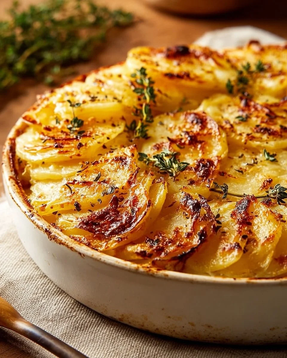 Easy Grilled Scalloped Potatoes