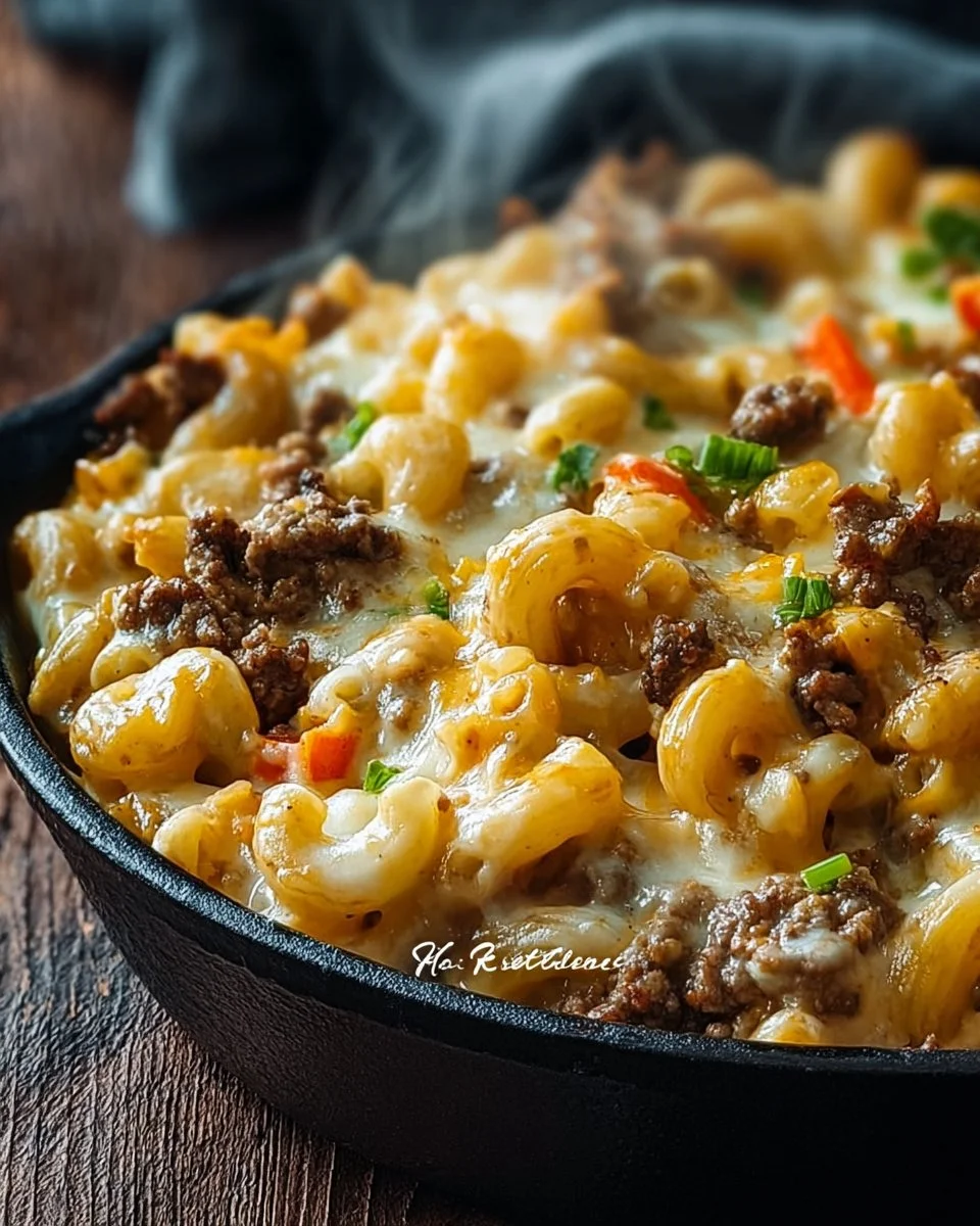 Easy High-Protein Creamy Philly Cheesesteak Mac and Cheese