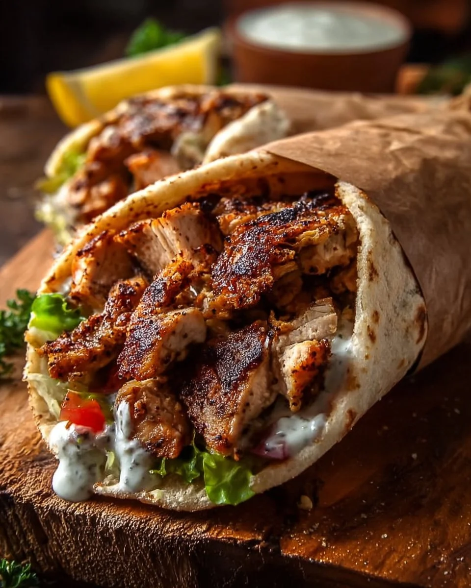 Easy & Delicious Chicken Shawarma with Garlic Sauce