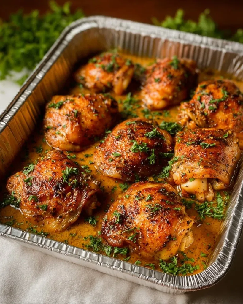 Delicious gluten-free chicken thighs prepped for healthy meals