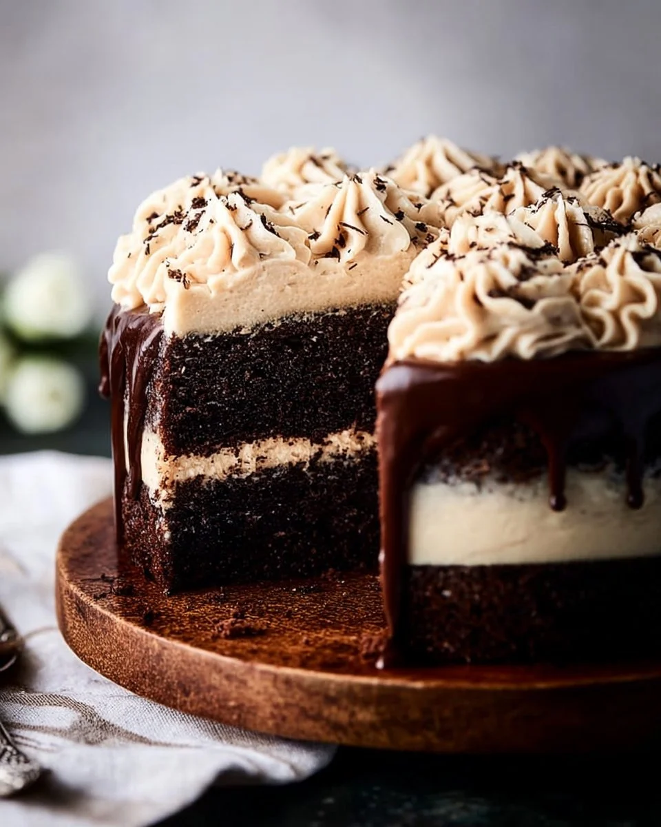 Guinness Chocolate Cake with Irish Buttercream