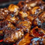 A delicious plate of Hawaiian chicken with tropical flavors and vibrant presentation.