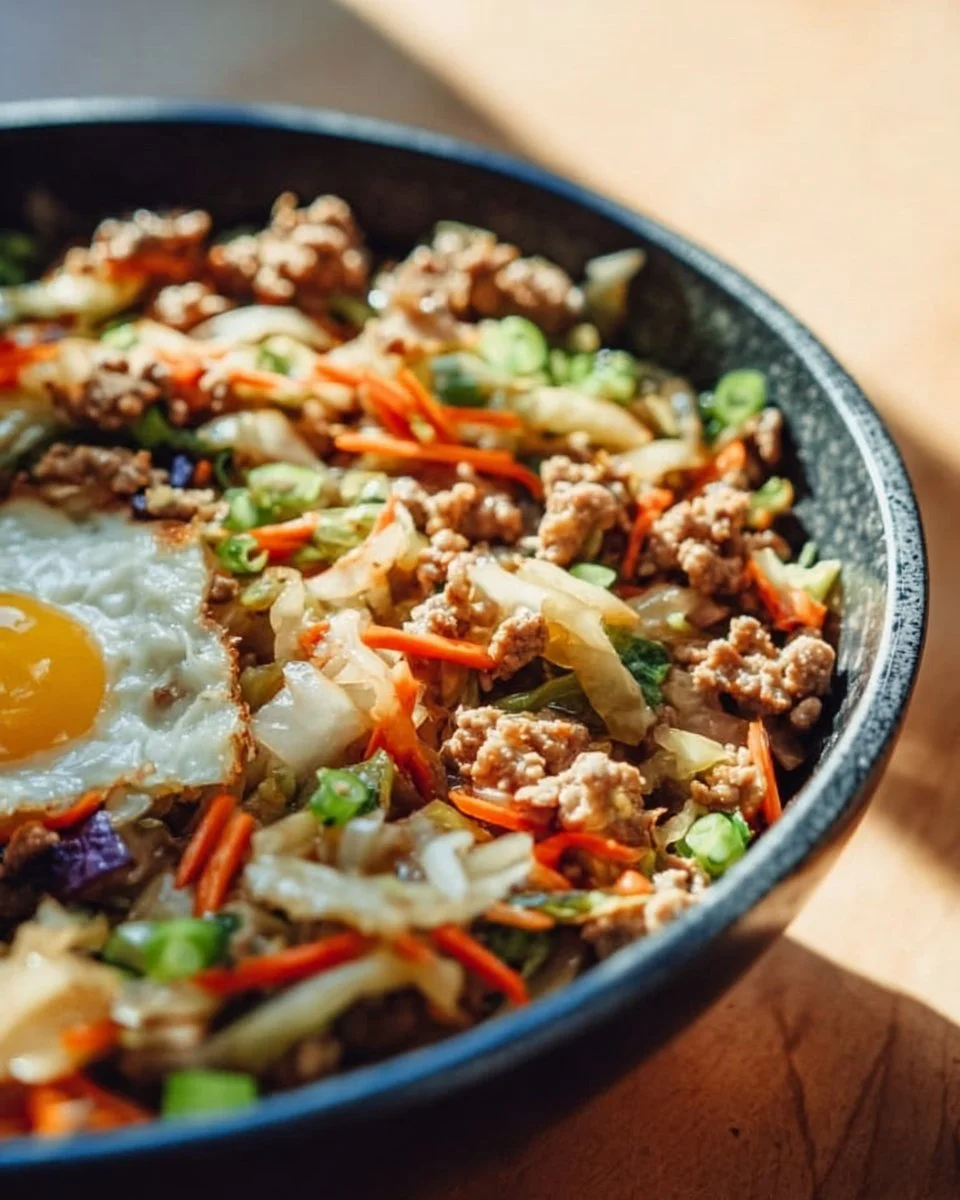 High Protein Egg Roll In A Bowl
