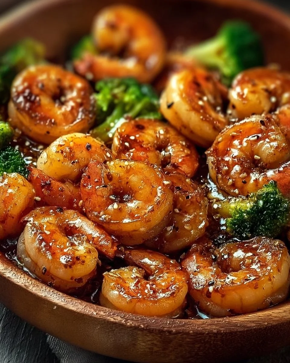 High-Protein Honey Garlic Shrimp