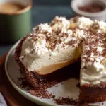 Layered Irish Coffee Pie showcasing rich coffee flavors and creamy layers.