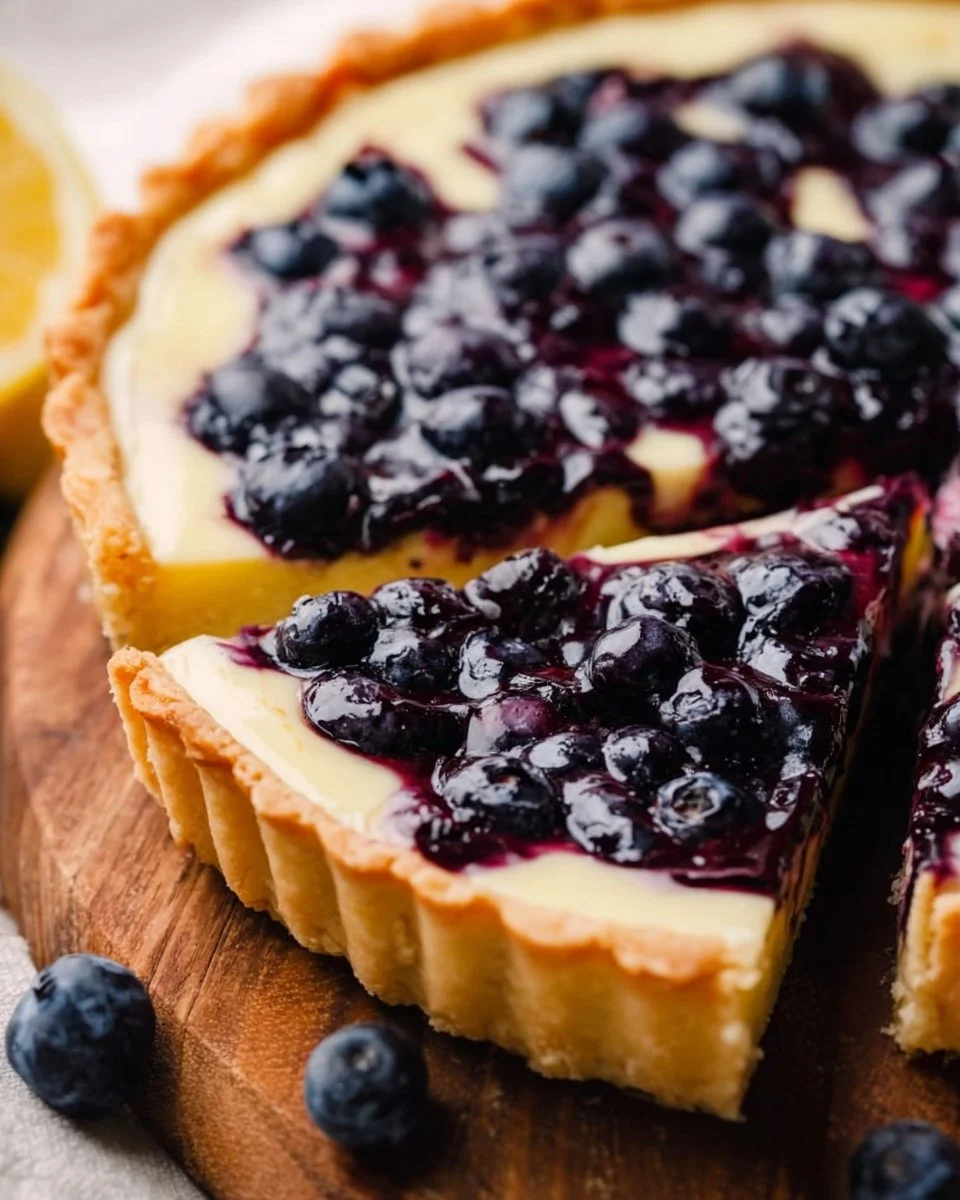 Lemon Blueberry Tart