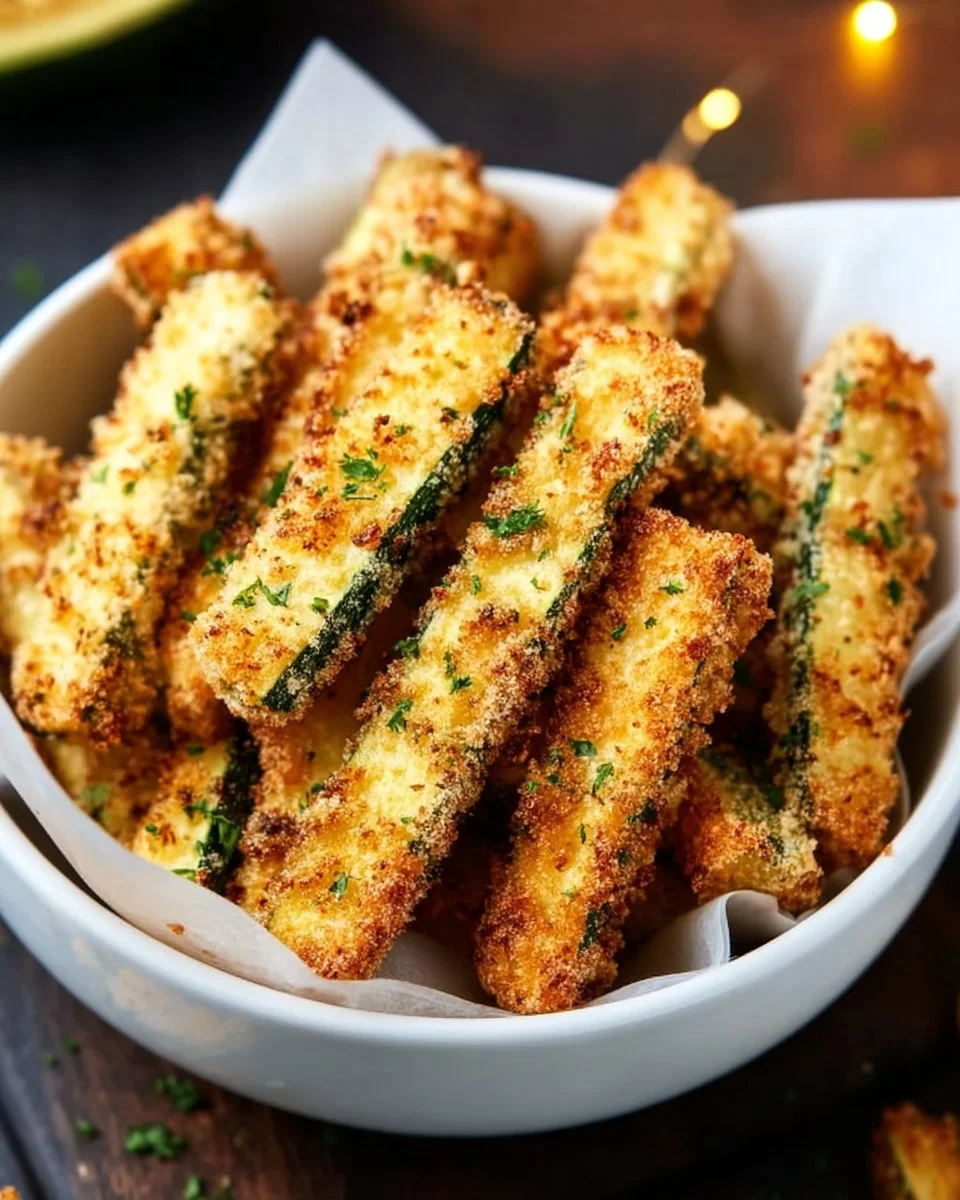Low Calorie Air Fryer Zucchini Fries