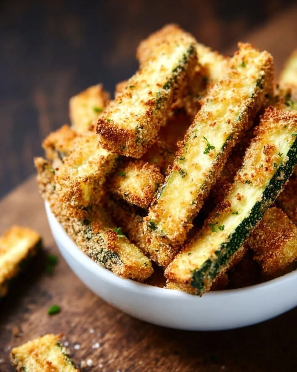 Low Calorie Air Fryer Zucchini Fries