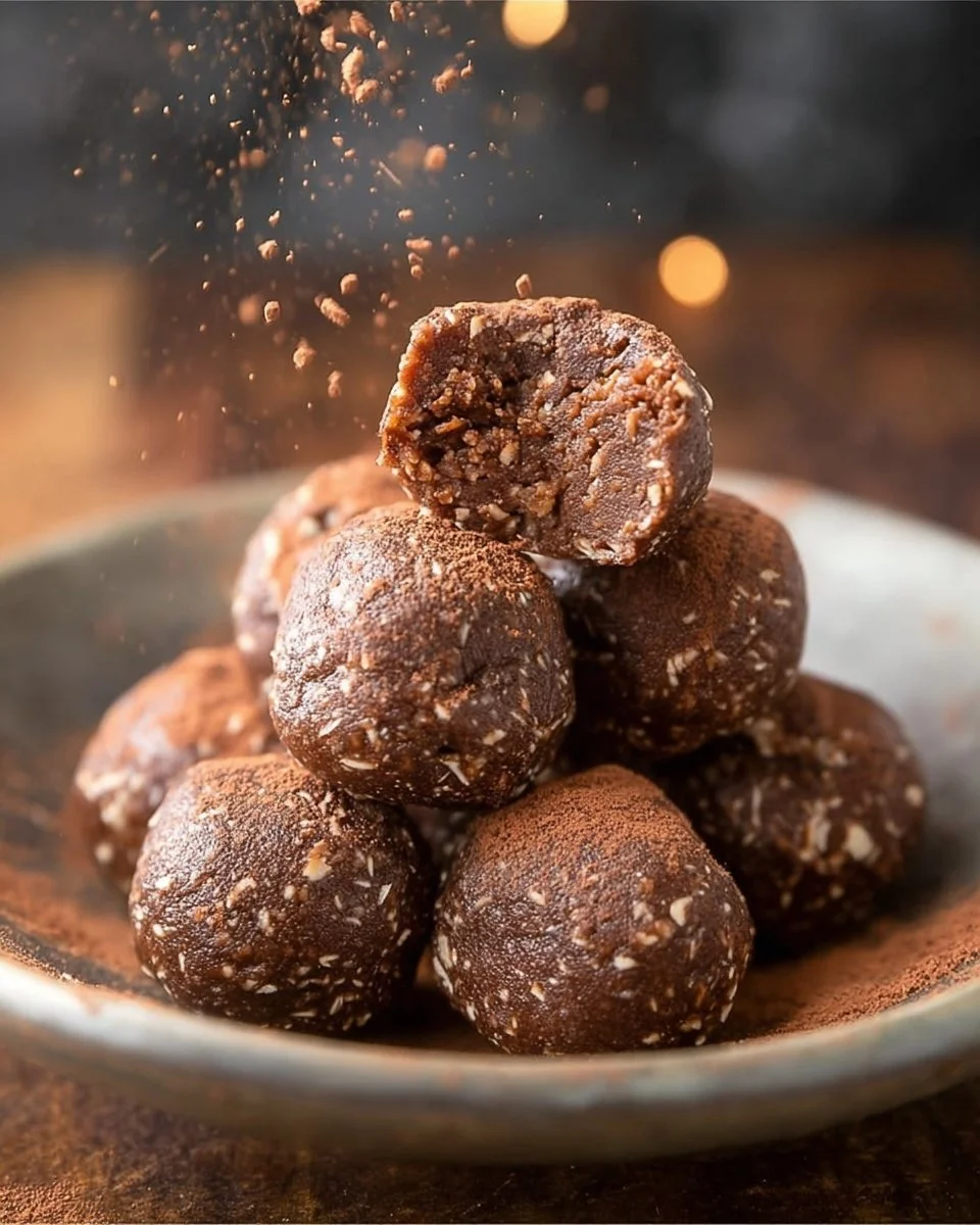 No Bake Brownie Bites