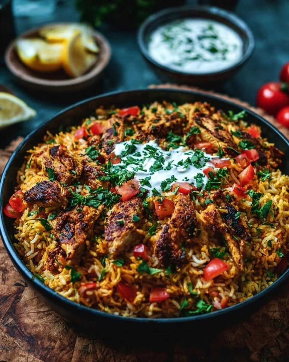 One Pot Chicken Shawarma Rice