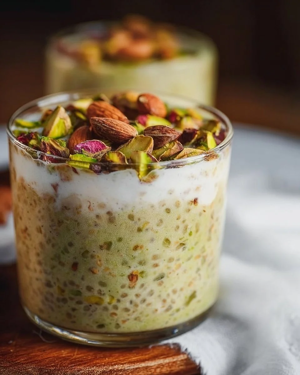 Pistachio Overnight Oats