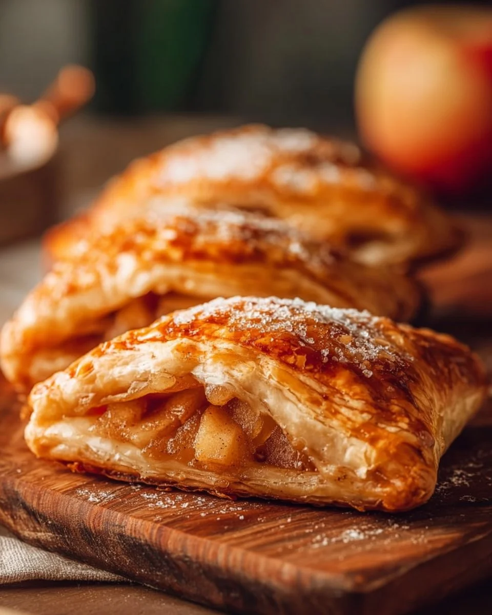 Quick Croissant Apple Turnovers