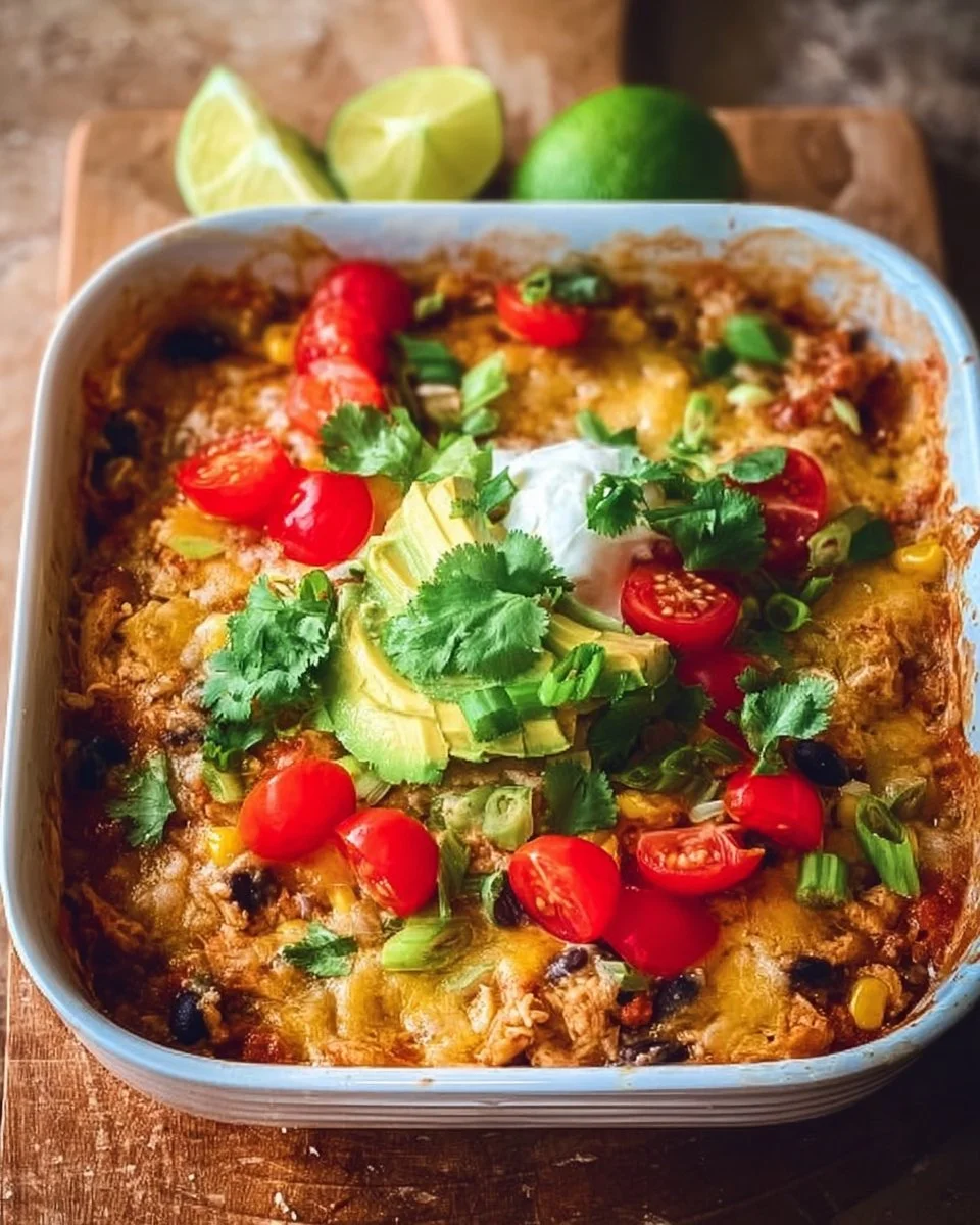High-Protein Chicken Cottage Cheese Enchilada Bowls