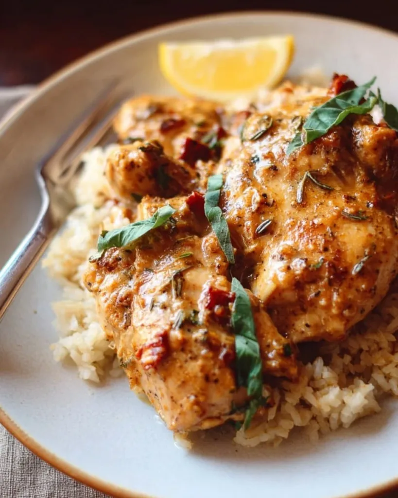 Whole30 Marry Me Chicken recipe for a healthy romantic dinner