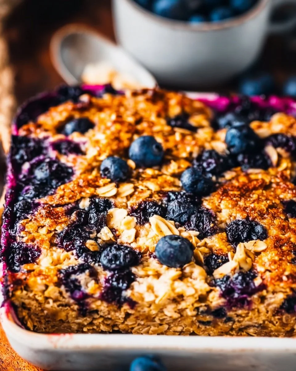 Blueberry Baked Oatmeal