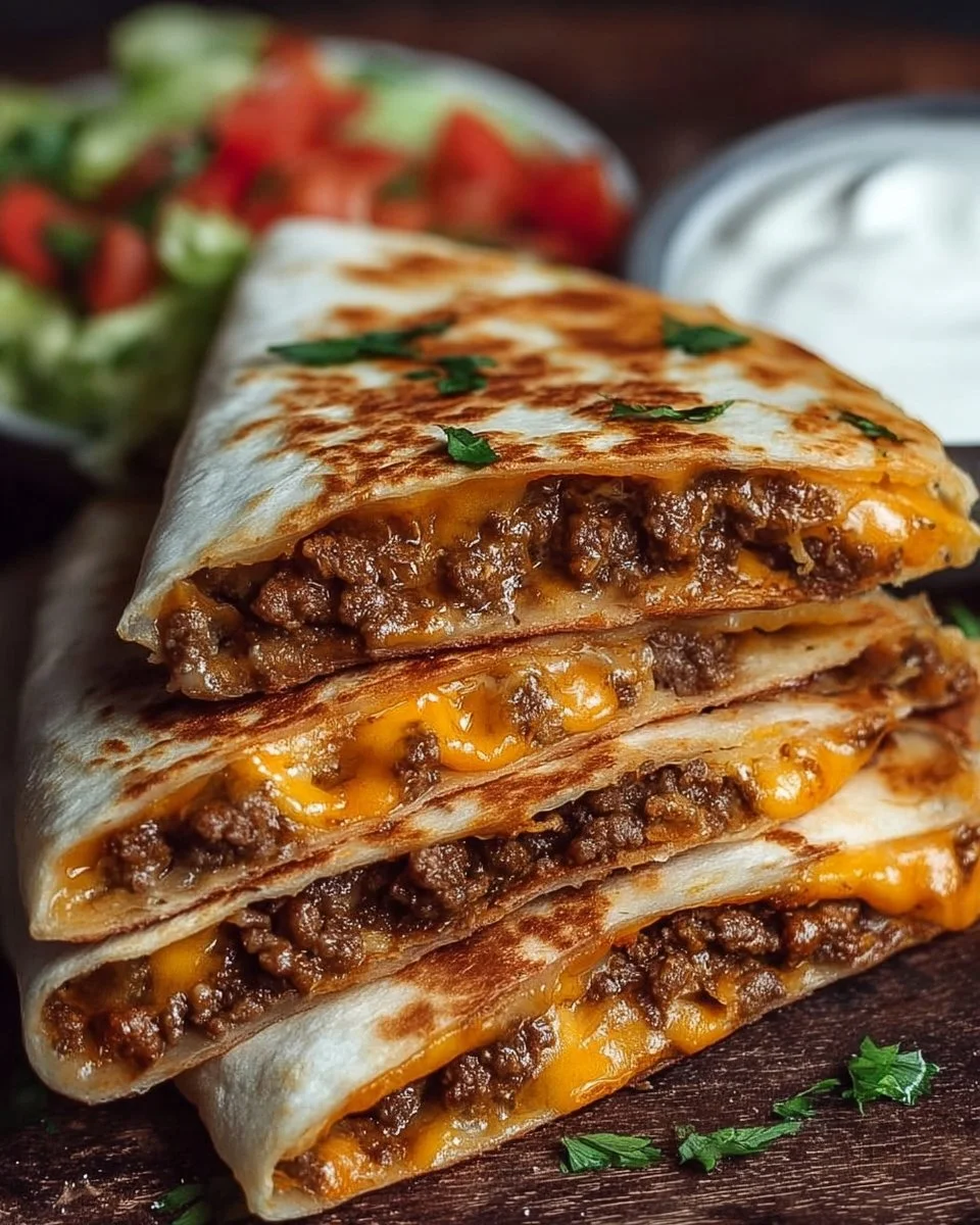 Smashburger Quesadillas and Smash Burger Tacos