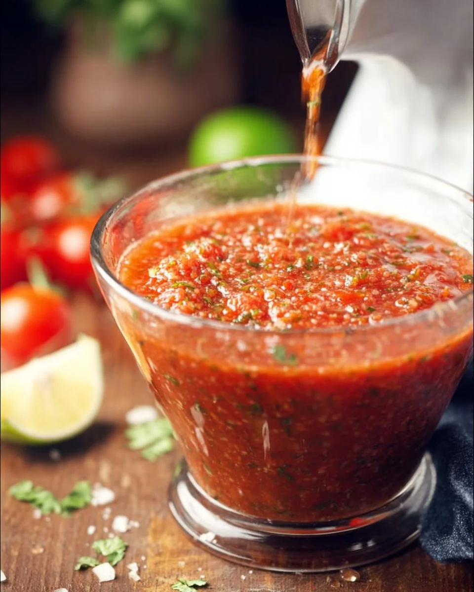 Easy Restaurant Style Blender Salsa