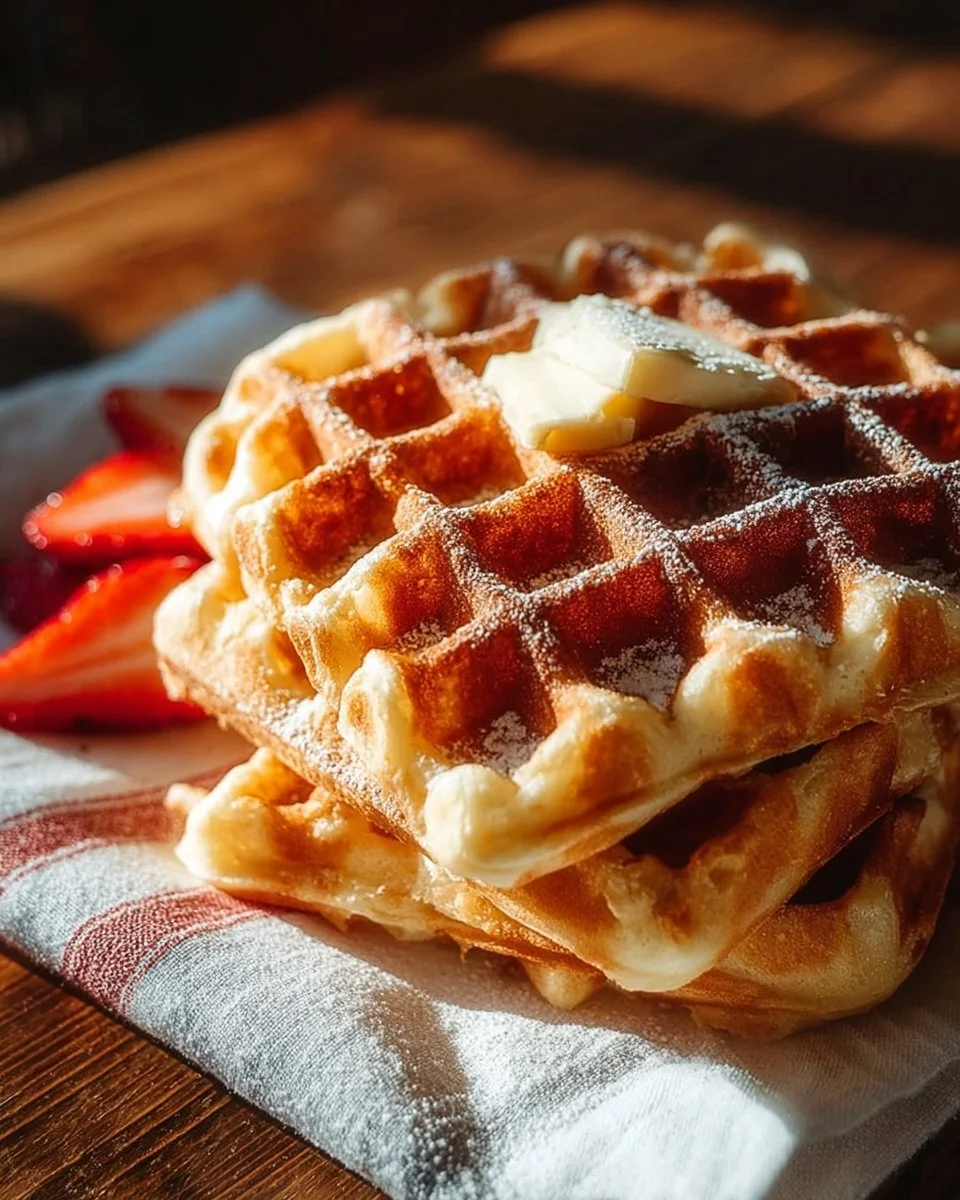 Fluffy Belgian Waffles