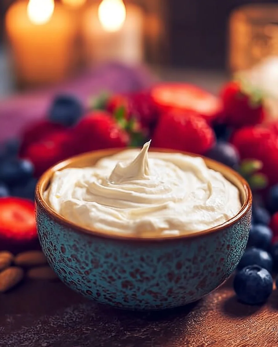 Marshmallow Cream Cheese Fruit Dip