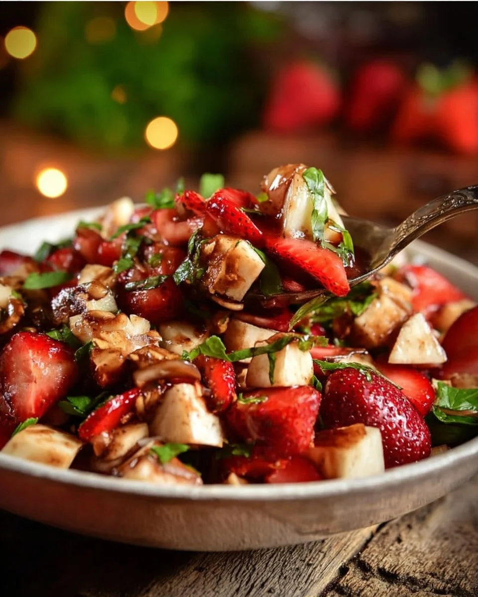 Balsamic Strawberry Salad