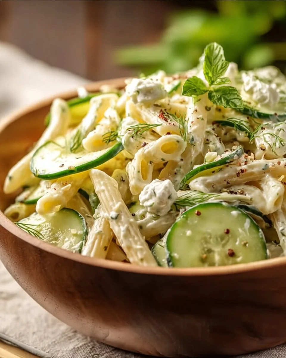 Best Cucumber Pasta Salad