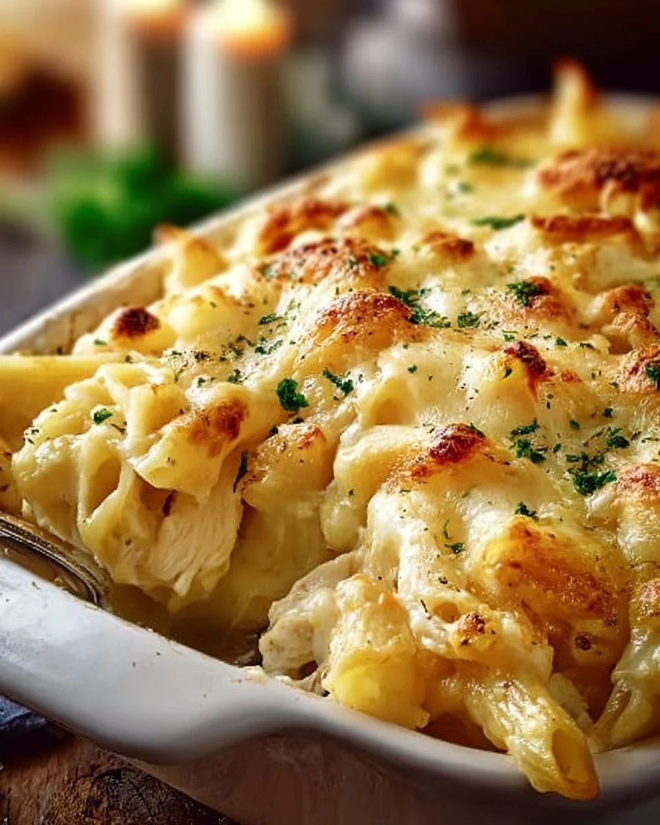 Chicken Alfredo Baked Ziti: Comfort Food at Its Best