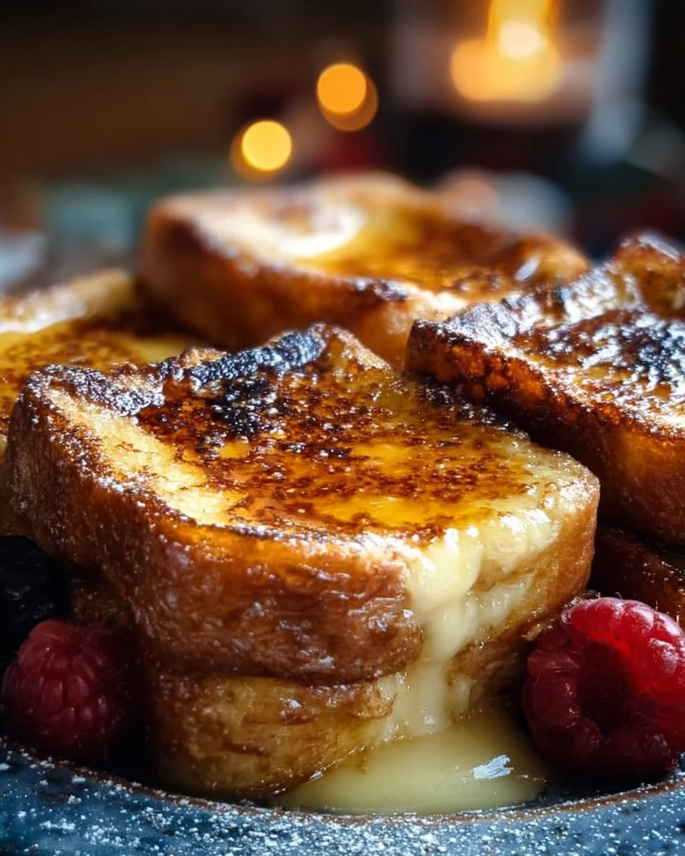 Creamy Burnt Cream French Toast