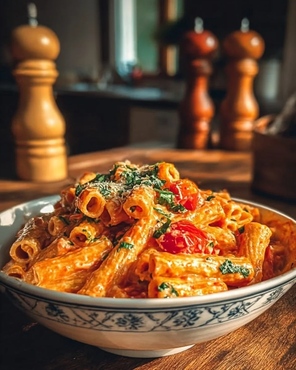Creamy Tomato Garlic Pasta
