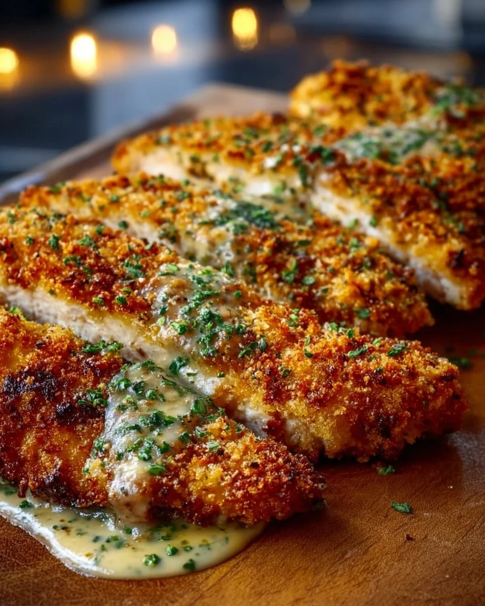 Crispy Parmesan Crusted Chicken