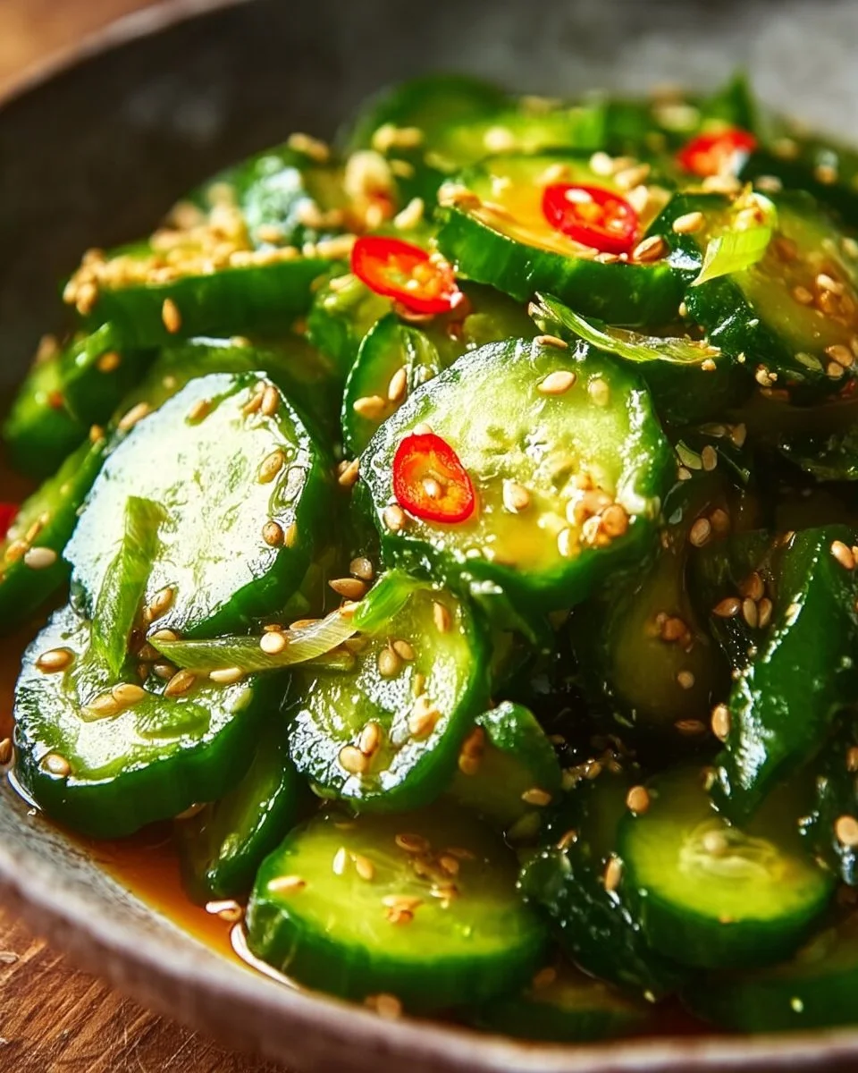 Easy Asian Cucumber Salad