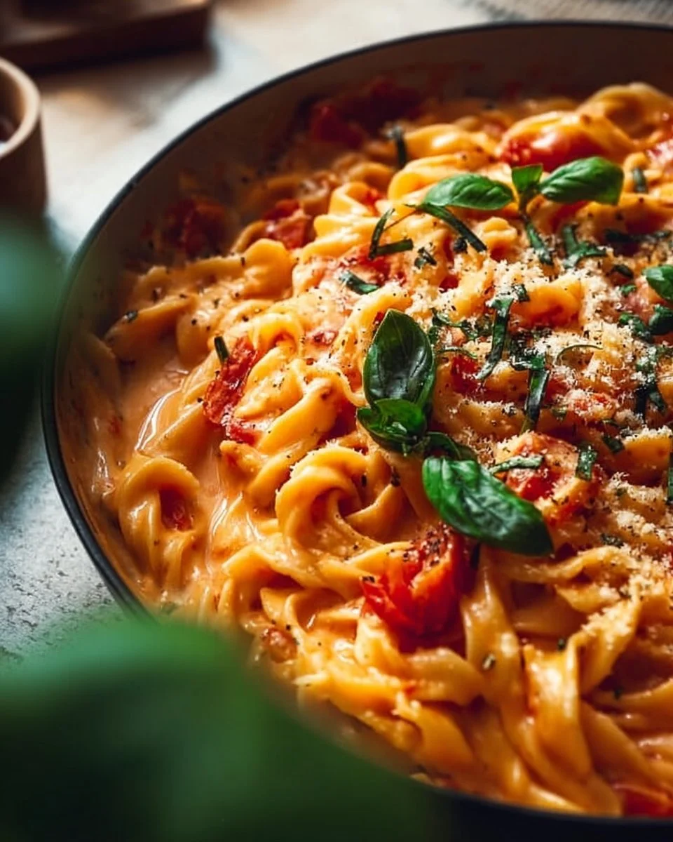 Easy One Pot Creamy Tomato Pasta