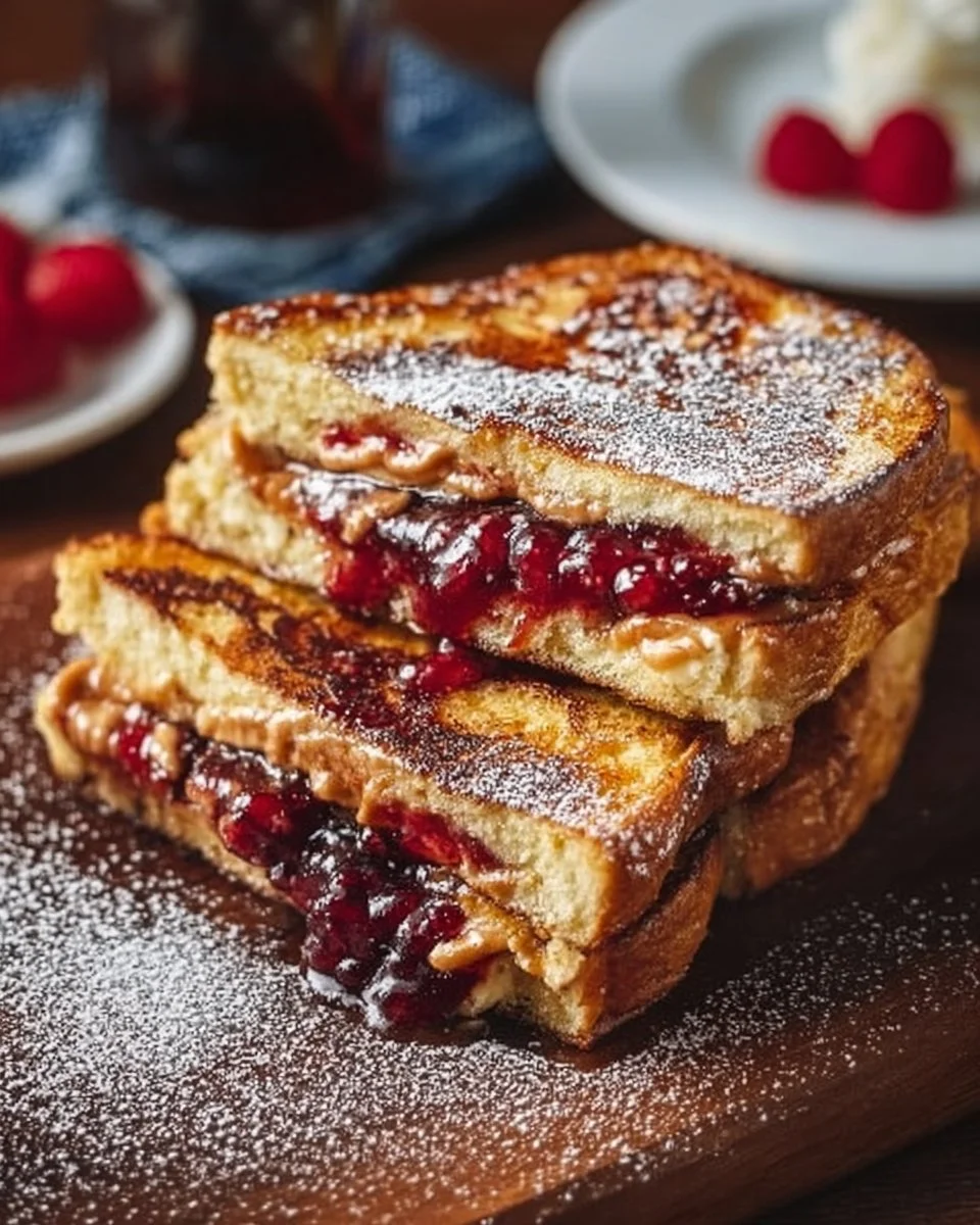 Easy Peanut Butter & Jelly French Toast