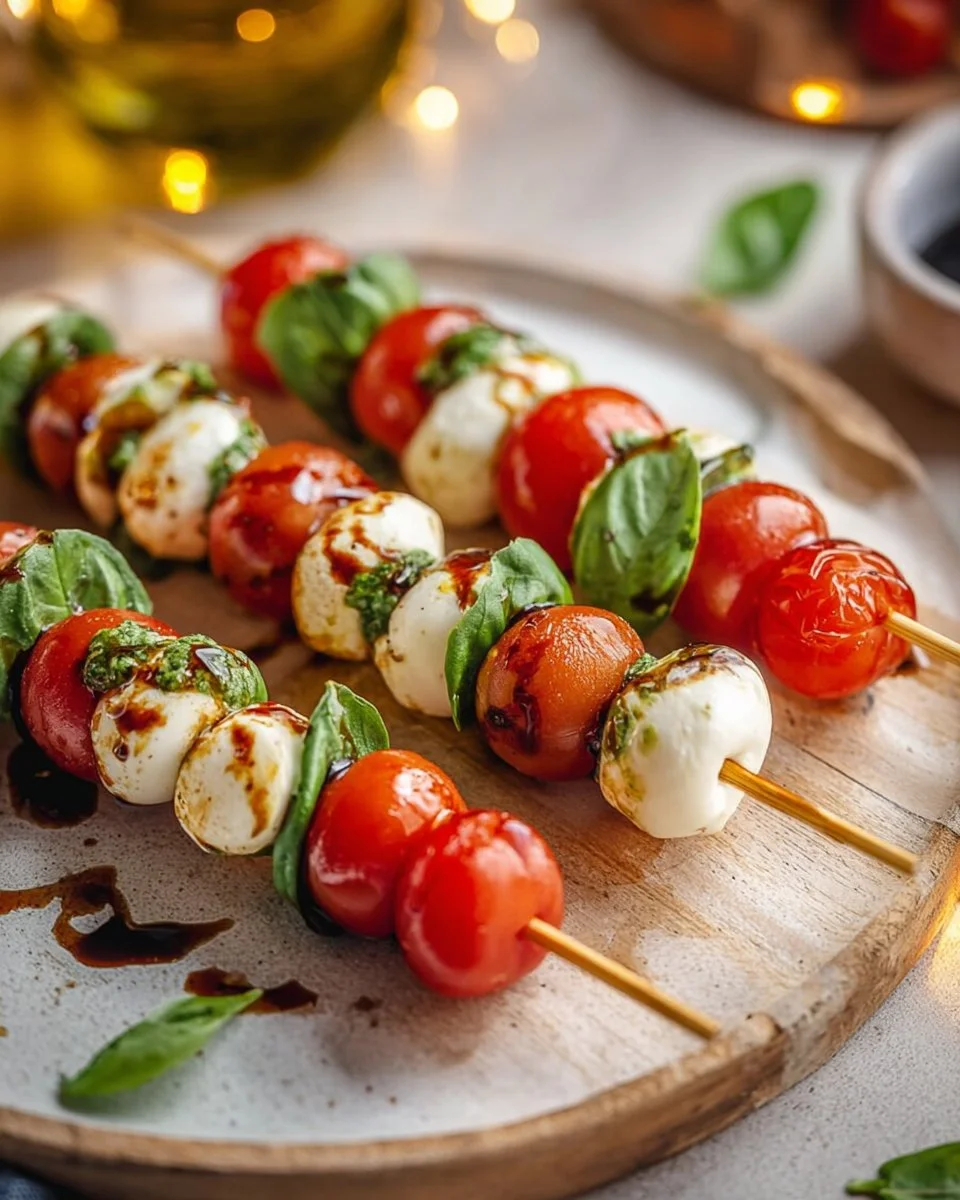 Festive Caprese Skewers