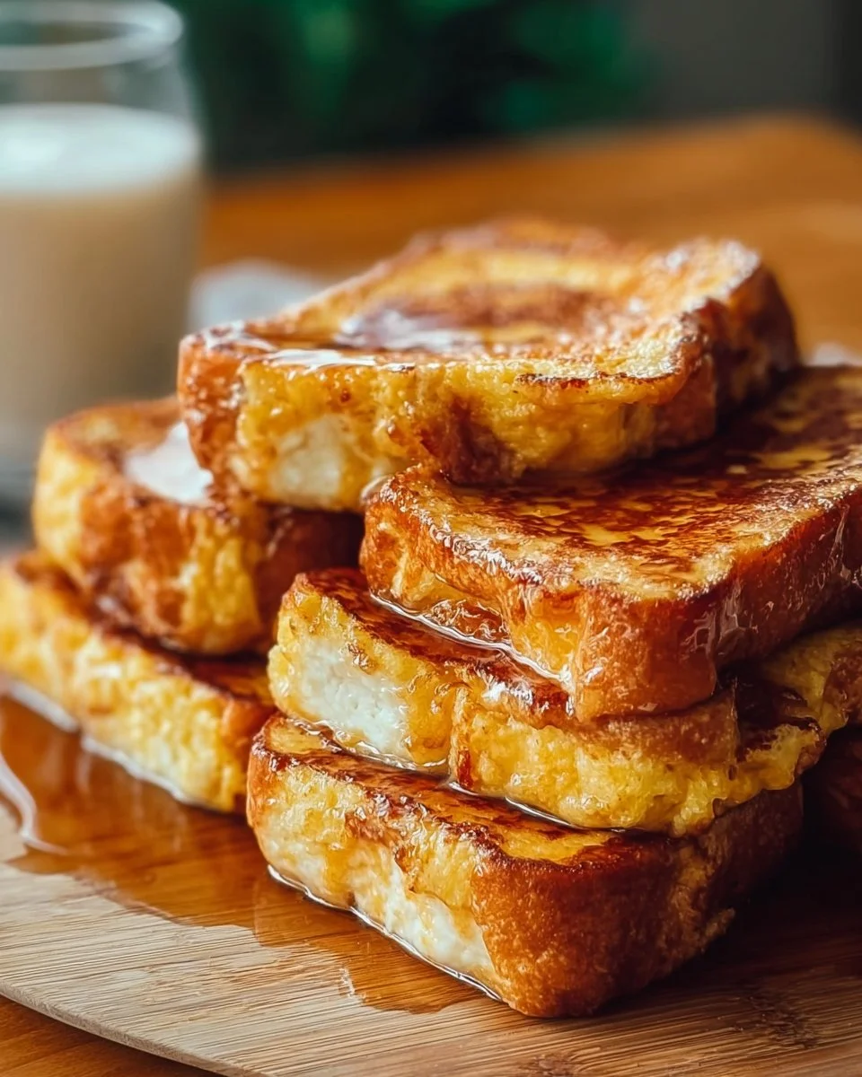 French Toast with Hawaiian Rolls