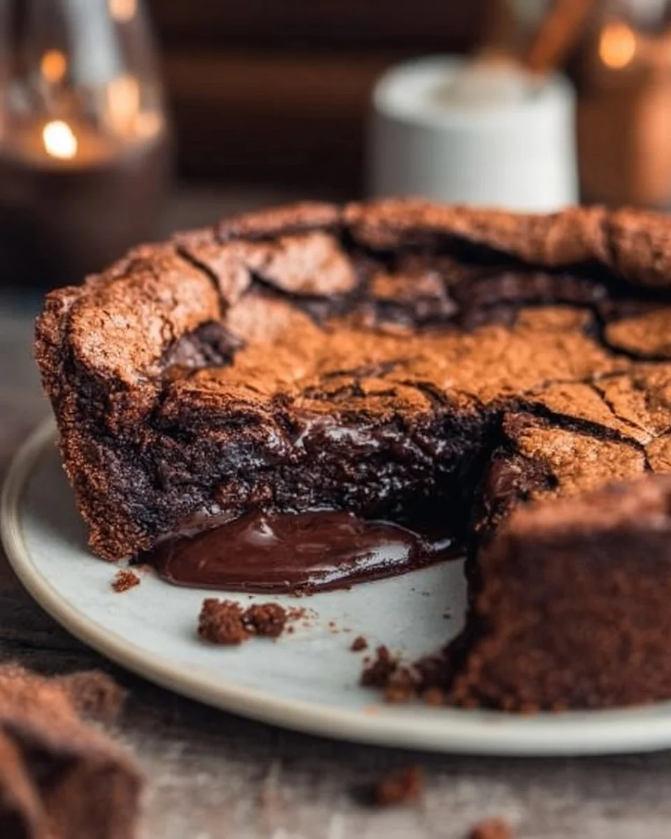 Gooey Brownie Pie